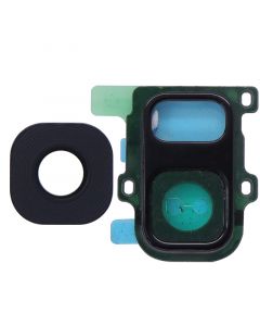 Back Camera Glass Lens and Cover Bezel Ring for Samsung Galaxy A6 (A600/2018) (Black)