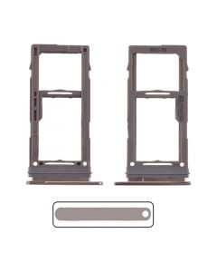 Sim Card Tray and MicroSD Card Tray for Samsung Galaxy S10/S10 Plus/S10E(Silver)