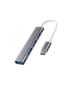 USB C Hub With 4 Port USB 3.0 and 0.65ft Extended Cable