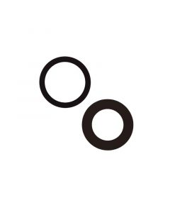 Back Camera Lens (Glass Only) With Adhesive for iPhone 15 Plus (2 Piece Set)