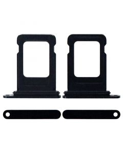 Single Sim Card Tray for iPhone 14/14 Plus(Black)