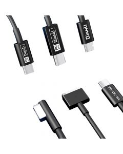 Self Adaptive Quick Charge Laptop Power Cables (C-C) (1M)