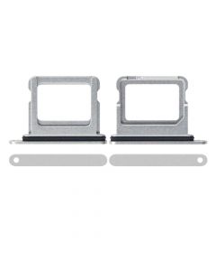 Sim Card Tray for Apple iPhone 16 Plus (Sliver)