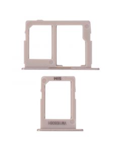 Sim Card Tray and MicroSD Card Tray for Samsung Galaxy J3 Pro (J330/2017)(Gold)