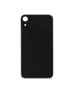 Back Glass Cover for iPhone XR (for iPhone/Large Camera Hole) - Black
