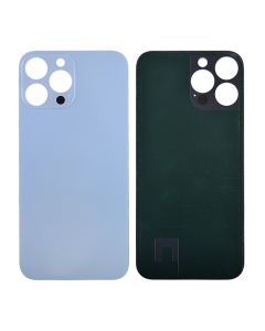 Back Glass Cover for iPhone 13 Pro Max (for iPhone/Large Camera Hole) - Blue