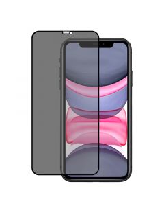 Privacy Tempered Glass for iPhone 11 - Anti Scratch/Fingerprint [Full Coverage] Auto Dust/Align Kits(2 Pack)