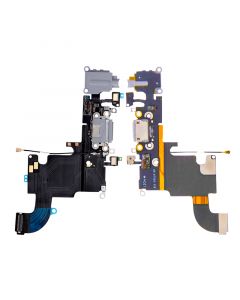 Charging Port Flex Cable(With Mic,Headphone Jack,Antenna) for iPhone 6S(Gray)