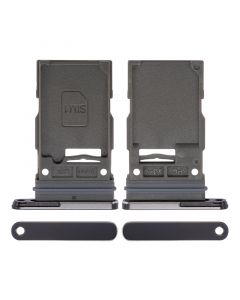 Single Sim Card Tray for Samsung Galaxy S23 Ultra (Black)