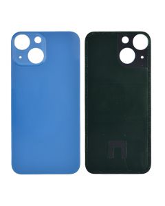 Back Glass Cover for iPhone 13 Mini (for iPhone/Large Camera Hole) - Blue