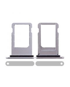 Sim Card Tray with Waterproof Gasket Ring for iPhone 8 Plus(Silver)