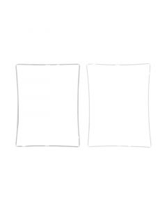 Frame With Adhesive for iPad 2(White)