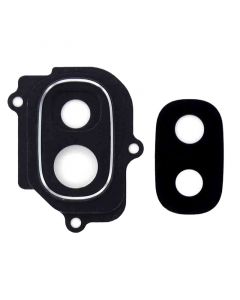 Back Camera Lens With Bracket for Samsung Galaxy J7 (J737/2018) (Black)