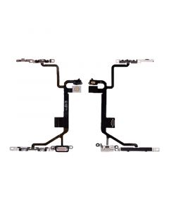 Power Button,Camera Flash LED,Noise Reduction Mic Flex Cable with Metal Plate for iPhone 8