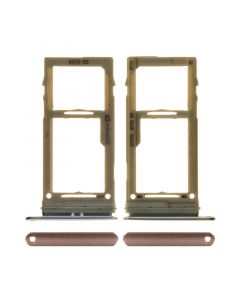 Sim Card Tray and MicroSD Card Tray for Samsung Galaxy S9/S9 Plus(Gold)
