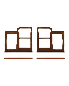 Dual Sim Card Tray and MicroSD Card Tray for Samsung A40 (A405/2019)(Gold)