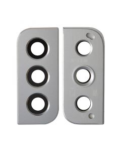 Back Camera Lens With Bezel Ring for Samsung Galaxy S22 / S22 Plus (White)