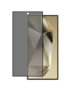 Privacy Tempered Glass for Samsung Galaxy S24 Ultra- Anti Scratch/Fingerprint [Full Coverage] Auto Dust/Align Kits(2 Pack)