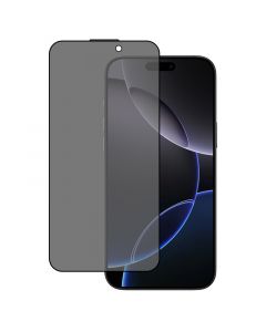 Privacy Tempered Glass for iPhone 16 Pro Max - Anti Scratch/Fingerprint [Full Coverage] Auto Dust/Align Kits(2 Pack)