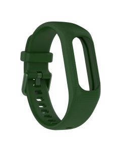 Silicone Strap for Garmin vívosmart®5 L-6.8"-9.4"(132mm) (Army Green)