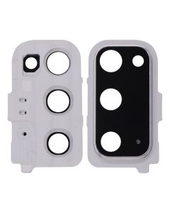 Back Camera Lens with Cover Bezel Ring for Samsung Galaxy S20/S20 5G (Silver)