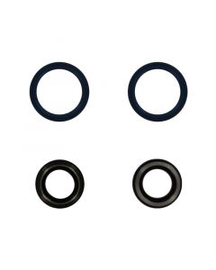 Back Camera Lens With Bracket and Frame Ring for iPhone 13/13 Mini-Blue