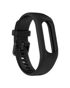 Silicone Strap for Garmin vívosmart®5 L-6.8"-9.4"(117mm)(Black)