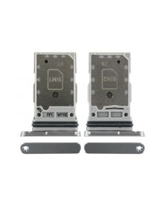 Dual Sim Card Tray for Samsung Galaxy S22 / S22 Plus (White)