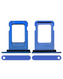 Sim Card Tray with Waterproof Gasket Ring for iPhone 12(Blue)