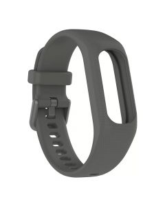 Silicone Strap for Garmin vívosmart®5 L-6.8"-9.4"(117mm)(Dark Grey)