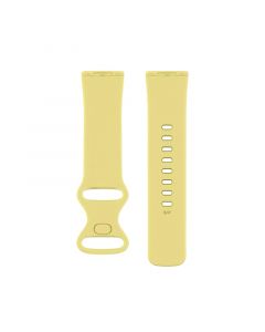 Silicone Strap for Fitbit Versa 3(100 102mm)(Milk Yellow)