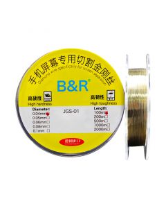 Diamond wire specifically for screen separation(JGS-01)(Length:100m/Diameter:0.04mm)