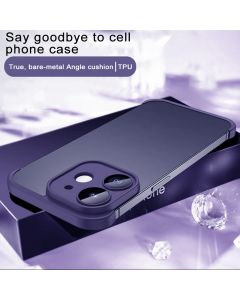 Corner pad protective case for iPhone 12 (TPU)(Purple)