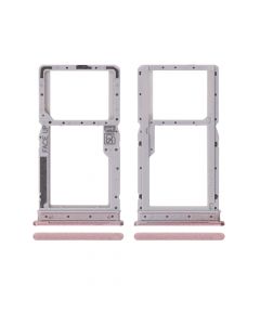 Single Sim Card Tray for Motorola G Play (2024)(Pink)(US Version)