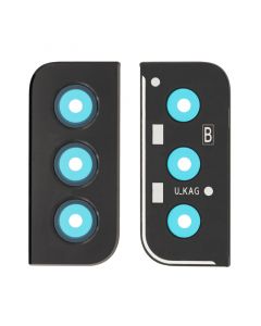 Back Camera Lens With Bezel Ring for Samsung Galaxy S21 Plus (Black)