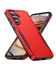 For Samsung Galaxy A36 TPU+PC 2 in 1 shockproof Hybrid Protective Case(Red+Black)